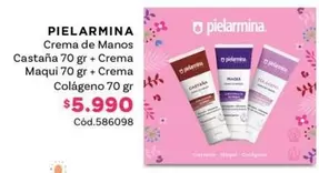 Pielarmina - Crema De Manos Castana + Crema Maqui + Crema