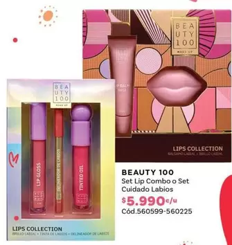 Beauty 100 - Set Lip Combo O Set Cuidado Labios