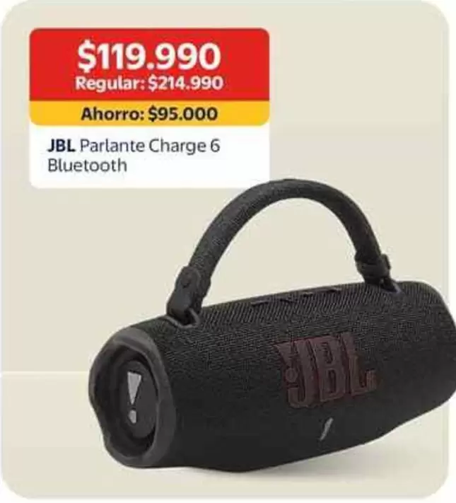 JBL - Parlante Charge 6 Bluetooth