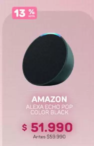 Pop - Alexa Echo  Color Black