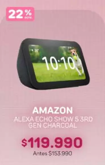 Alexa Echo Show 53rd Gen Charcoal