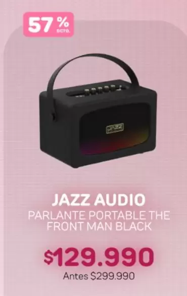 Parlante Portable The Front Man Black