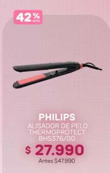 Philips - Alisador De Pelo Thermoprotect Bhs3760