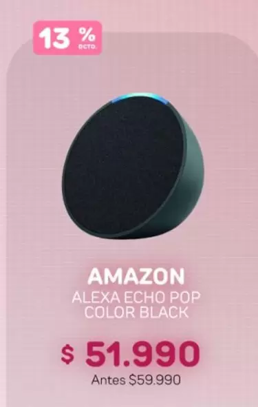 Pop - Alexa Echo  Color Black