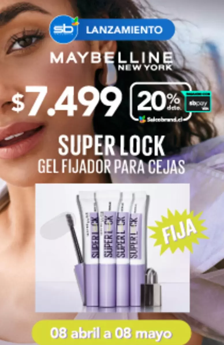 Maybelline - Super Lock Gel Fijador Para Cejas
