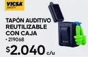 Safety - Tapon Auditivo Reutilizable Con Caja