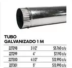 Tubo Galvanizado 1 M