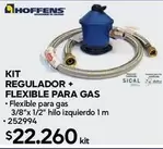 Hoffens - Kit Regulador + Flexible Para Gas