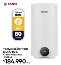 Bosch - Termo Eléctrico Muro 80 L