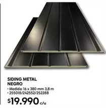 Metal - Siding  Negro