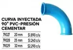 Curva Inyectada 90° Pvc-presion Cementar
