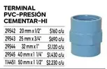 Terminal Pvc-presion Cementar-Hi