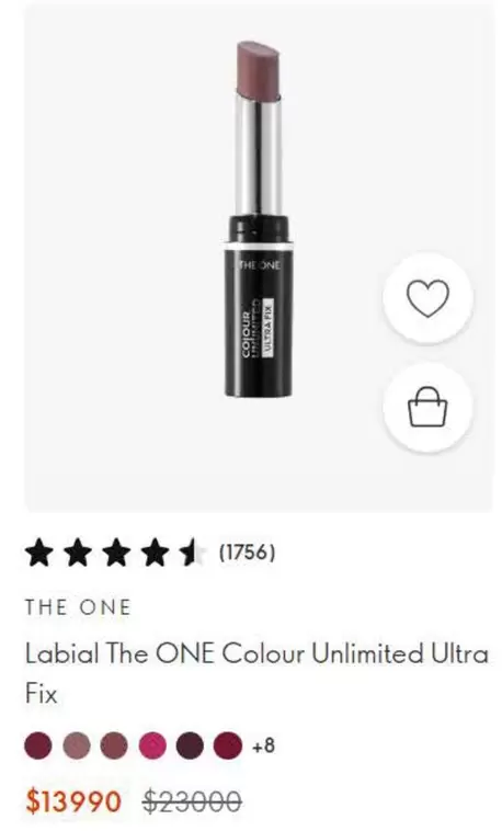 LABIAL THE ONE COLOR UNLITICA ULTRA FIIX