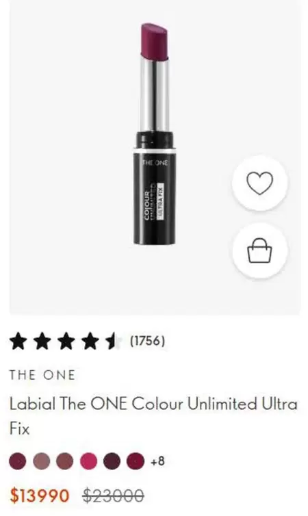 Labial The One Colour Unlimited Ultra Fix