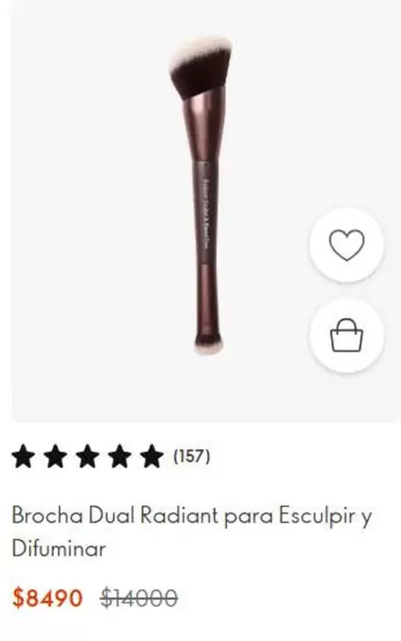 Brocha Dual Radiant Para Esculpir Y Difuminar