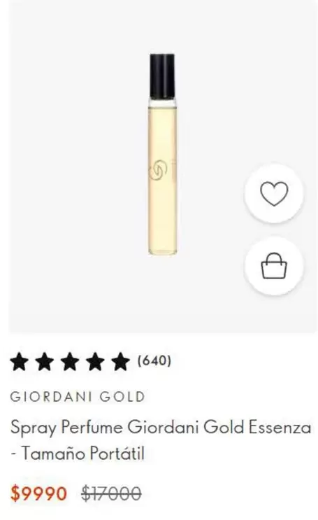 Giordani - Spray Perfume Gold Essenza