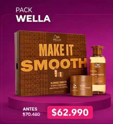 Pack Wella Smiosh Smoothpas 80g