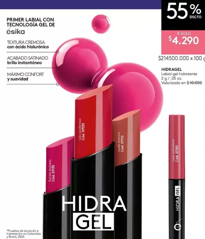 Confort - Primer Labia Con Tecnologia Gel De Gslikca