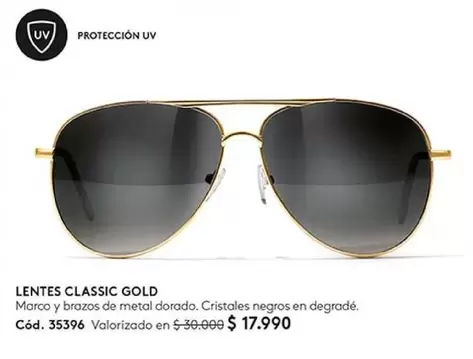 Gold - Lentes Classic