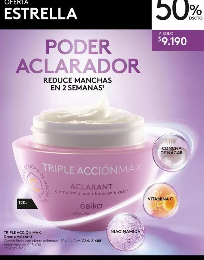 120 - Estrella Poder Aclarador