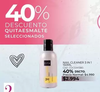 Nail Cleaner 3 In 1 150ml