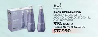 Pack Reparacion Shampoo + Acondicionador