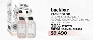 Pack Color Shampoo + Acondicionador + 30% Dscto