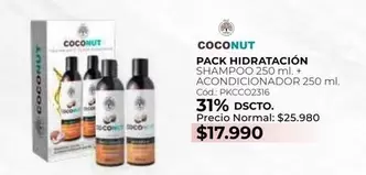 pack hidratacion shampoo + acondicionador