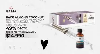 Ga.Ma - Pack Almond Coconut