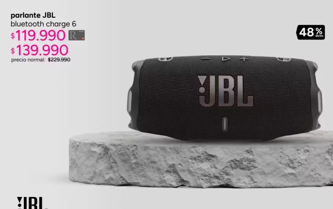 JBL - Parlante Bluetooth Charge 6