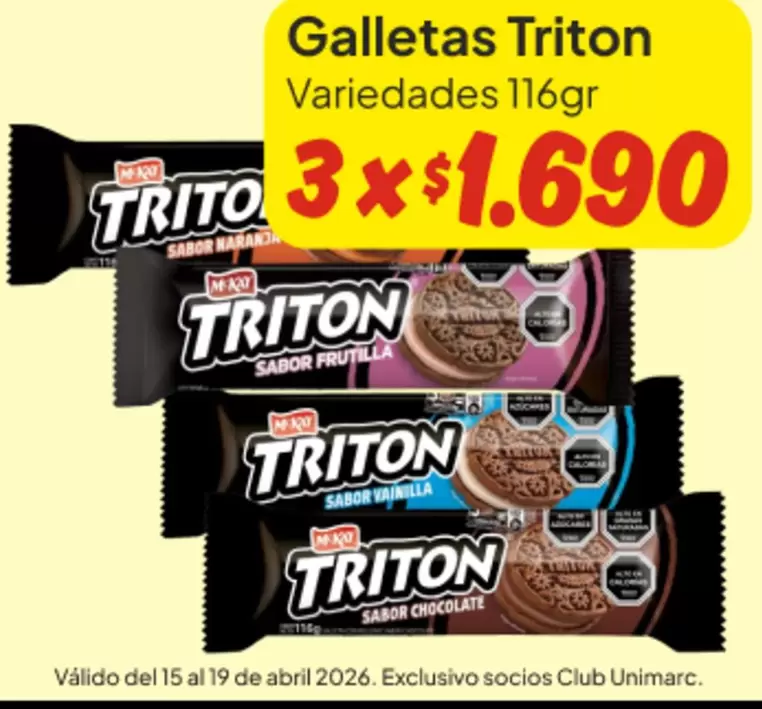 Tritón - Galletas