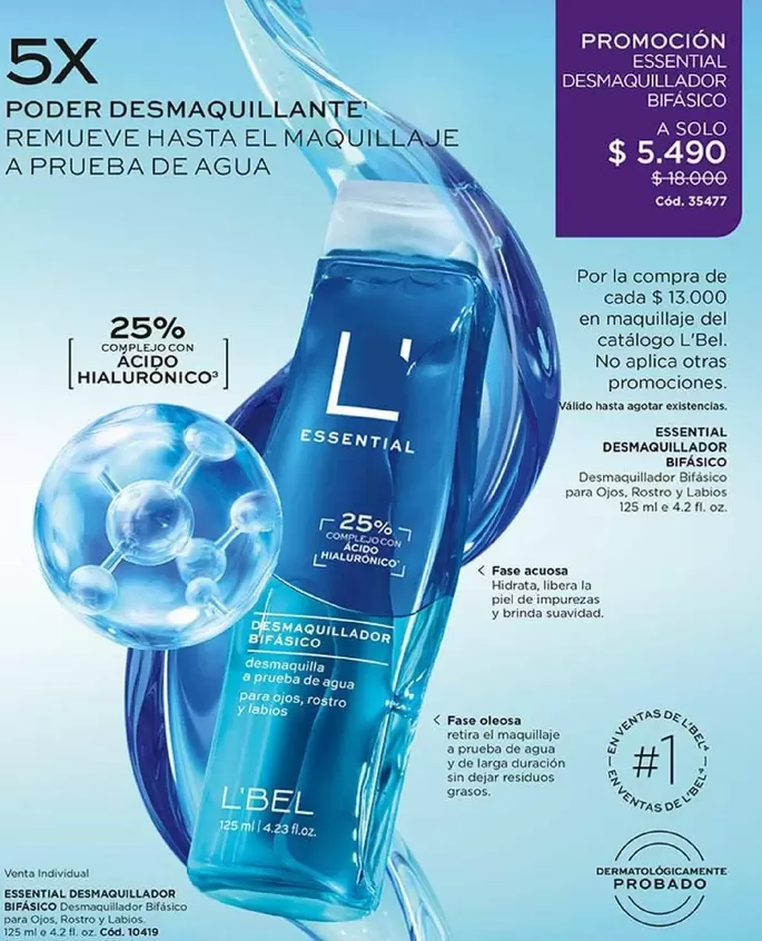 Remueve Hasta El Maquillane A Prueba De Agua