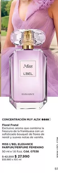 Mis L'bel Elegance Parfum/Vepeurphe Femenino