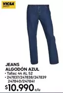 Safety - Jeans Algodon Azul