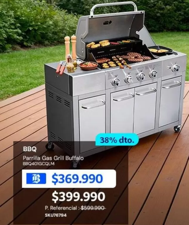 Bq - Parrilla Gas Grill Buffelo