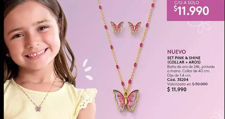 Nuevo Set Inox Shine (Collar + Aros)