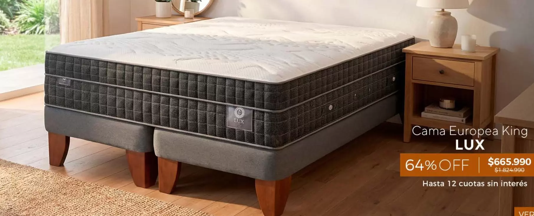 Lux - Cama Europea King