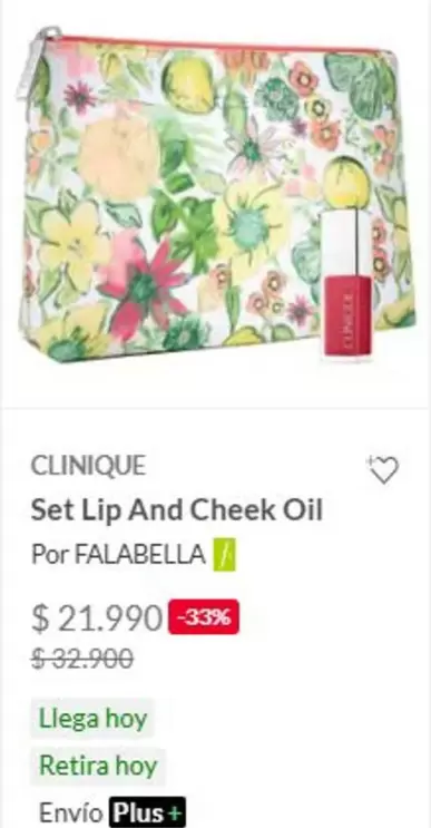 Clinique - Set Lip And Cheek Oil Por Falabella
