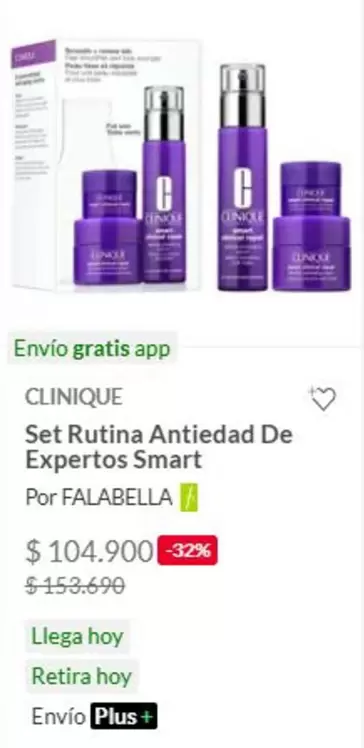 Clinique - Set Rutina Antiedad De Expertos Smart
