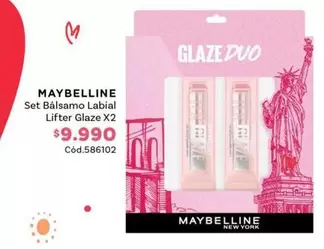 Maybelline - Set Bálsamo Labial Lifer Glaze