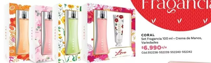 Coral - Set Fraghetti 100 Ml. Crema De Manos
