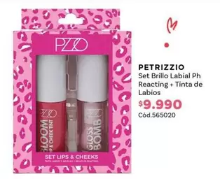 Petrizzio - Set Brillo Labial Ph Reacting + Tinta De Labios