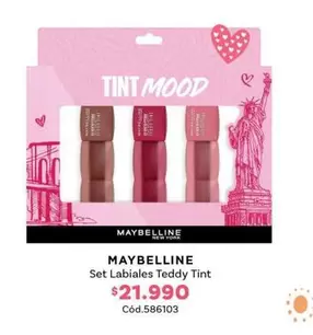 Maybelline - Set Labiales Teddy Tint