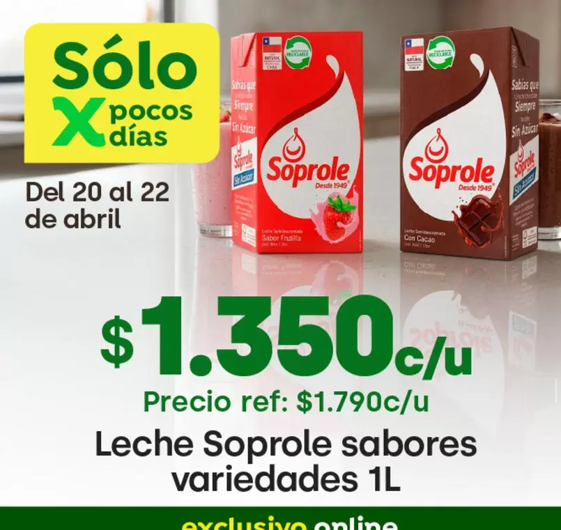 Soprole - Leche  Sabores