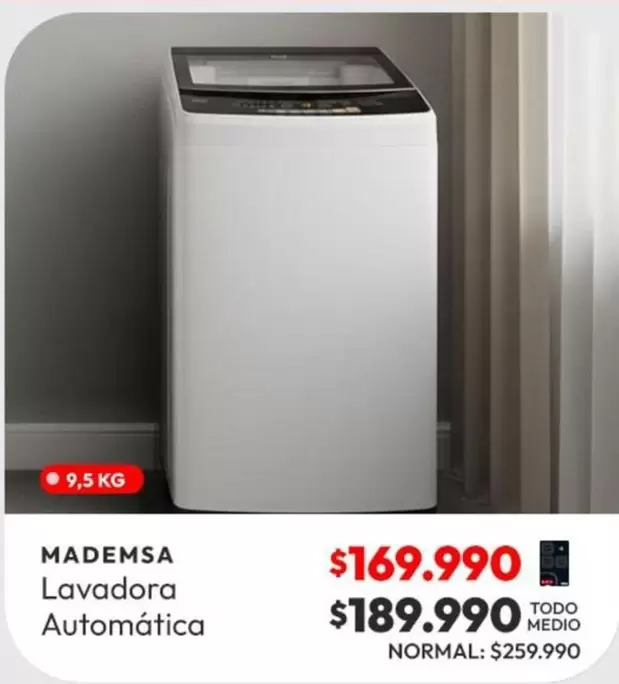 Mademsa - Lavadora Automatica