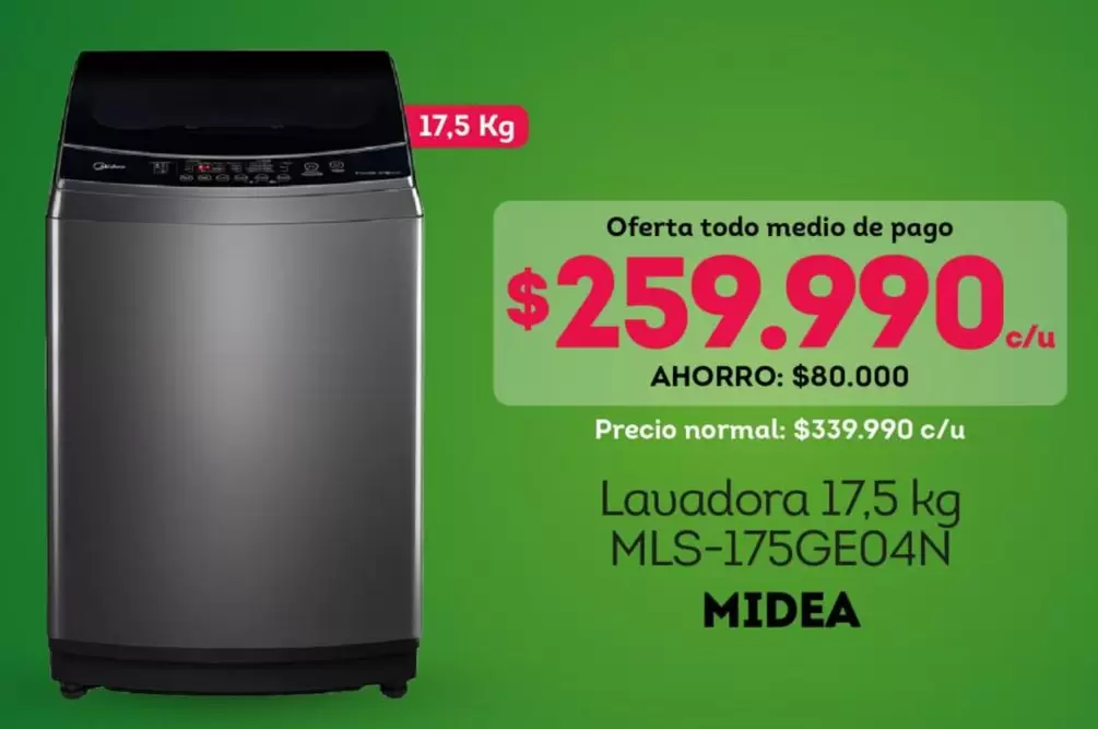 Midea - Lavadora