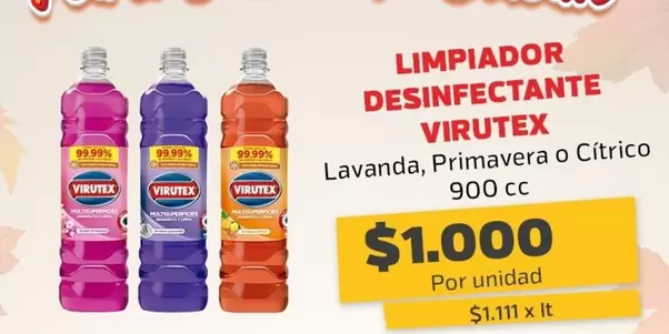 Virutex - Limpiador Desinfectante