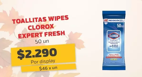 Clorox - Toallitas Wipes  Expert Fresh