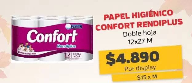 Confort - Papel Higiénico Rediplus