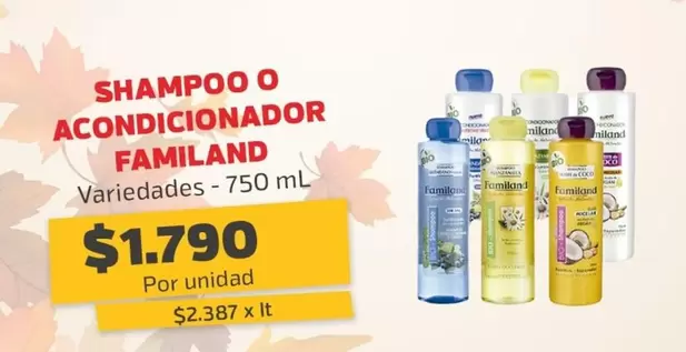 Familand - Shampoo O Acondicionador